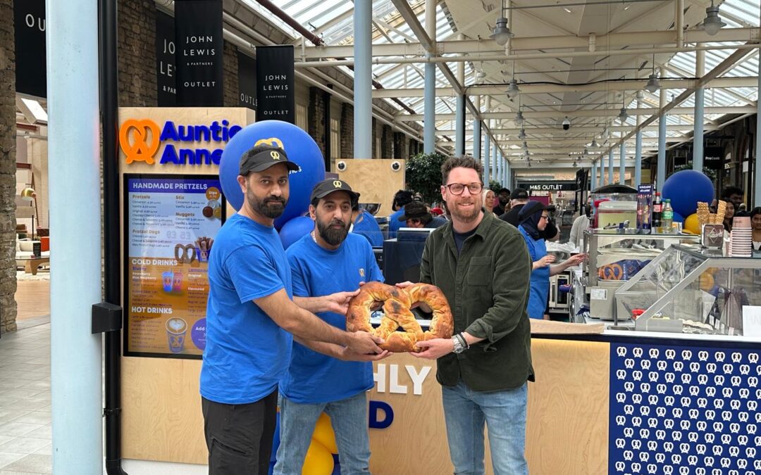 Auntie Anne’s Opens at Swindon Designer Outlet